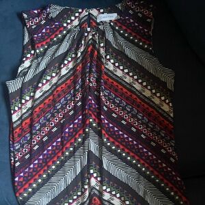 Calvin Klein Geometric Sleeveless Top